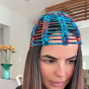 Multicolor Crochet Headpiece made by me 💕